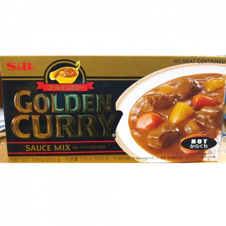 매운맛 고형카레(에스비 220g) 10개 식자재 업소용 대용량 오뚜기 하우스 카레 하찌 스파이시 유통기한 업소용 강황많은 하치 이미지