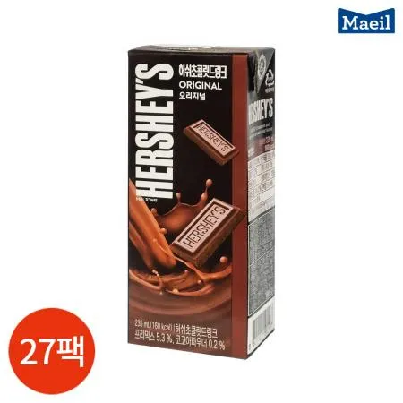 CL 매일 허쉬 초콜릿드링크 235ml x 27팩