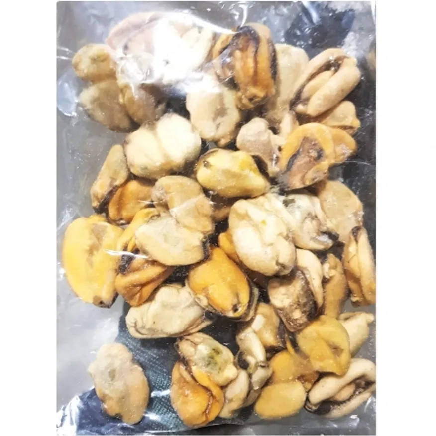 냉동홍합살(자숙 100-200) 200g 8개 식자재 업소용 대용량 냉동 홍합살 자숙 맛깔지기 그린 간식 자연산 남해안 이미지