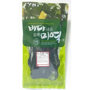 미역(자두 완도 500g) 1개 식자재 업소용 대용량 완도 쪽빛누리 완도미역 산모 건 바다모아 유기농 부드럽고