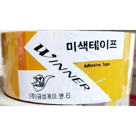 불투명테이프(금성 미색 48x78)X40개 사무용품 포장용품 opp테이프 접착테이프 박스테이프 테이프 문구용품 산업용품 미색테이프