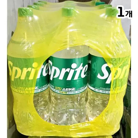 사이다(스프라이트 1.5L PET 12개 업소용) 식자재 업소용 대용량 일화 트레비 애사비 산가리아 코카콜라 캔 동아오츠카 칠성 초정 이미지