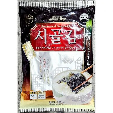 전장김(시골 재래김 11매입 55g) 20개 식자재 업소용 대용량 해농 구운 업소용 해양씨위드 광천김 곰표 완도 남광 온정원