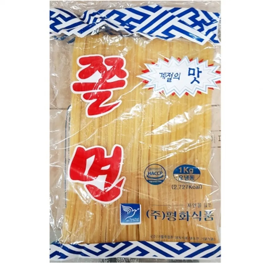 평화 쫄면사리 1K 15개 식자재 업소용 대용량 평화 맛찬들 평화에프앤비 삼보 천일 면사랑 성일 강원 현대 이미지