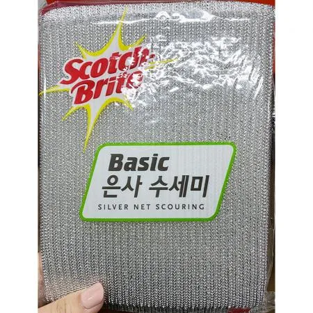 은사수세미(스카치 140x185 2P) 1개 식자재 업소용 대용량 개입 스카치 보틀클리너 보틀 매 은사수세미 무배 주방 아크릴펄프
