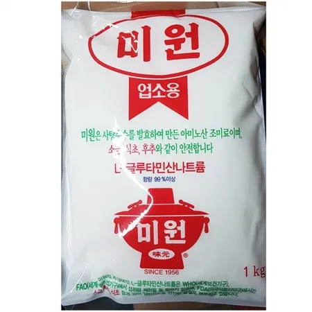 업소용 미원(대상 1kg) msg 조미료 감칠맛 식당용 식자재 급식 대용량 식품첨가물
