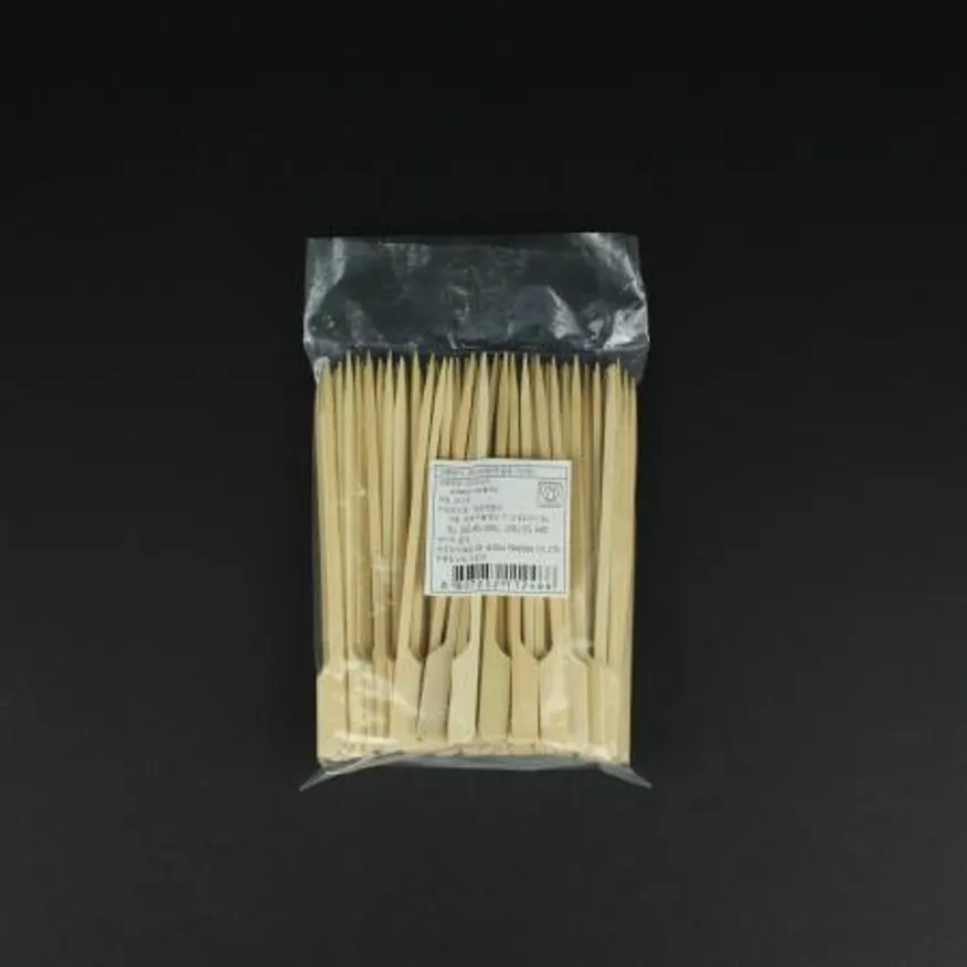 대관령- 손잡이 꼬지대 15cm 100개입 손잡이꼬지 꼬지 꼬치 업소용 대용량 나무꼬치 오뎅꼬치 분식점 일회용꼬치 이미지