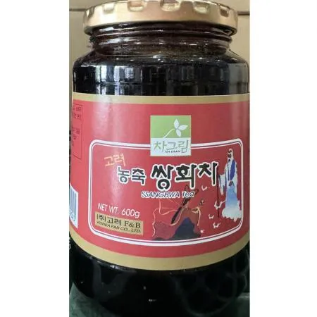 쌍화차원액(고려 600g) 20개 식자재 업소용 대용량 차그림 다복 쌍화차 초특가 달지않는 쌍화차원액 다방쌍화차 진한 인생은한방차