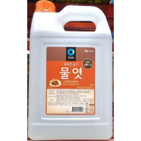 흰물엿(대상 5K) 1개 식자재 업소용 대용량 흰물엿 오뚜기 강남 대상 화미 이츠웰 별표 해표 삼진