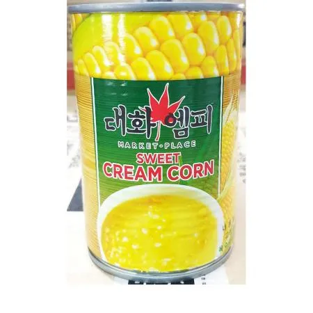 스위트크림콘(옥수수죽 대화엠피 425g) 식자재 업소용 대용량 샐러드재료 수프재료 스위트콘 통조림옥수수 크림콘 옥수수캔