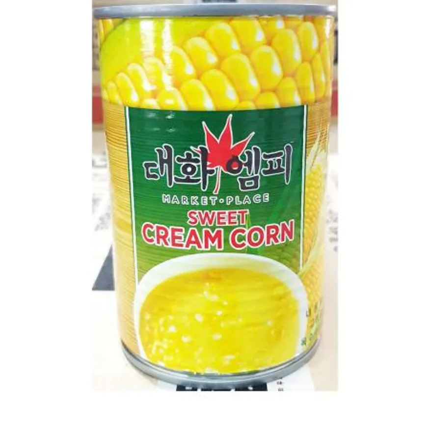 스위트크림콘(옥수수죽 대화엠피 425g) 1개 식자재 업소용 대용량 스위트콘 스위트콘캔 이츠웰 라리 동원 오쉐프 헤이지 그린자이언트 오뚜기 이미지