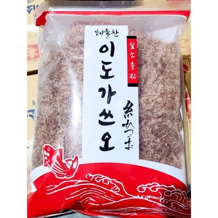 이도가쓰오부시(고명용 500g) X4 가쓰오부시 고명용가쓰오부시 일식재료 업소용 식자재 훈연가다랑어 가다랑어포 오코노미야끼재료 타코야끼재료 대용량