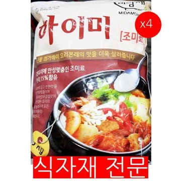 하이미조미료(미담채 3K) 4개 식자재 업소용 대용량 하이 미담채 초특가 이 기타