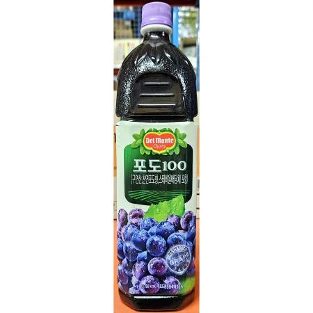 델몬트 포도주스(1.5L) 6개 식자재 업소용 대용량 웰파인 델몬트 베오베 청솔 프리마 대호 엔칸토 참존 카페 이미지