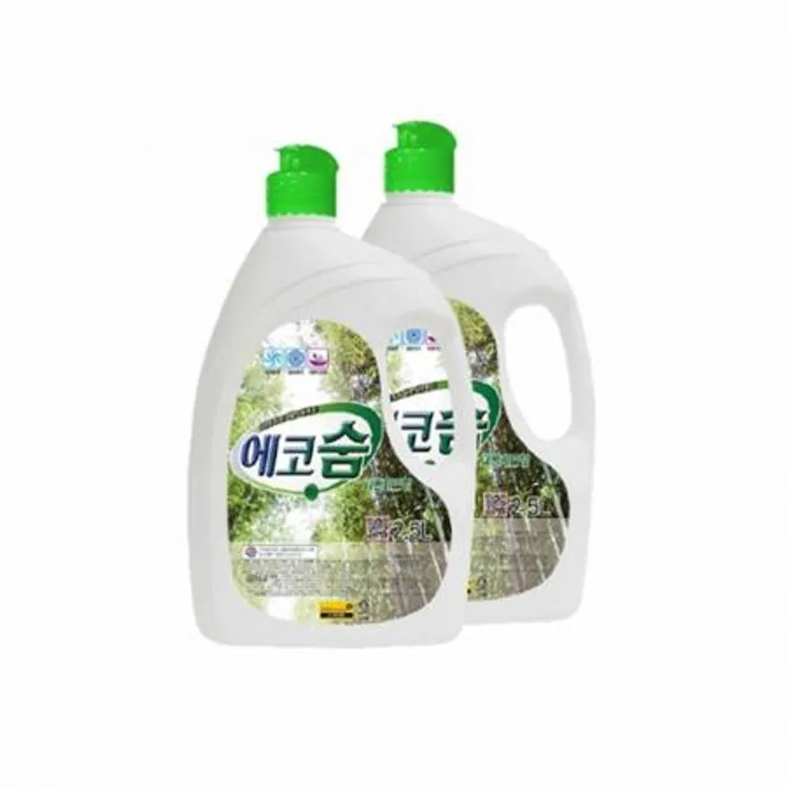 섬유탈취제 에코숨 2.5L x2개 피톤치드 옷탈취제 업소용탈취제 냄새제거제 방향제 식당탈취제 카페탈취제 숙박업소 피톤치드향 이미지
