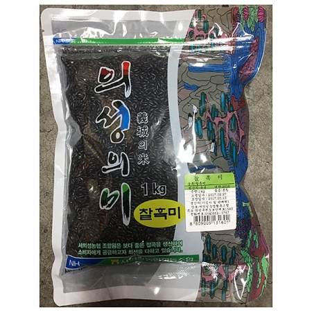 찰흑미(농협 1k) 4개 식자재 업소용 대용량 년산 진도 흑미 년 유기농 태극인 성원영농조합 이미지