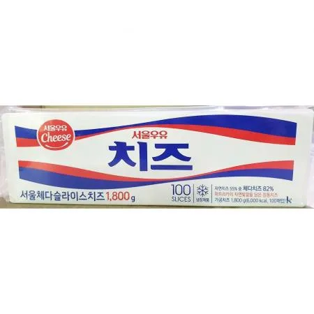 서울 체다슬라이스치즈 (18gx100장)X6 이미지