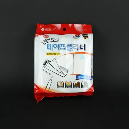 롯데-테이프크리너 리필 청소용 3개입 54매 리필테이프 청소용리필 먼지제거리필 바닥청소 카펫청소 청소용품 업소용 대용량리필 롤크리너리필