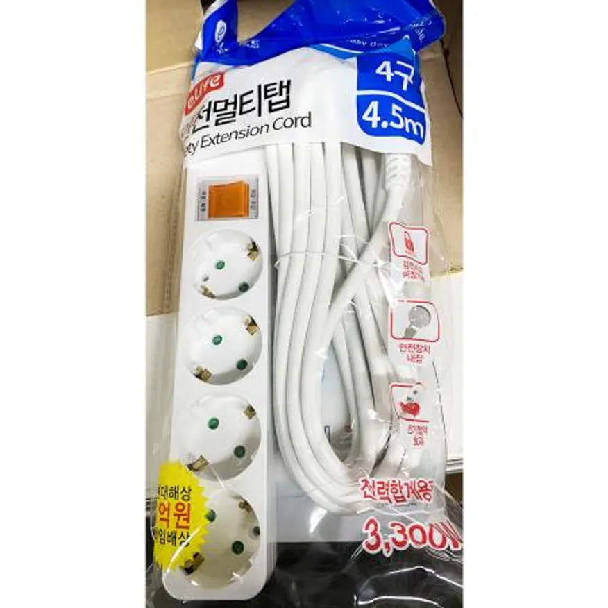 멀티탭(롯데 비닐)X20개 이미지