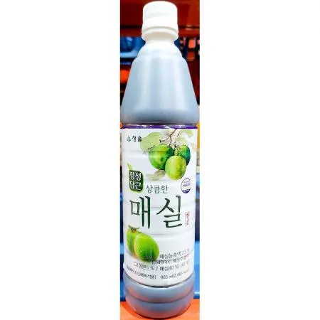 매실원액(청솔식품 835ml) 12개 식자재 업소용 대용량 희창 매실 유나인 기타 생초당 청솔 베이스 과즙 참다음