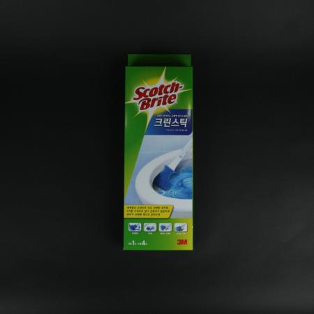 3M-크린스틱 1H 4R 변기 청소 화장실 일회용 변기솔 업소용 청소용품 위생용품 건물 관리 용품 세정