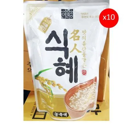 식혜농축액(하늘청 790ml)X10 식혜 농축액 전통음료재료 음료재료 카페재료 업소용 식자재 대용량