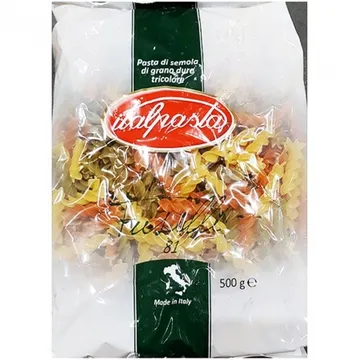 삼색푸실리(대봉 500g) 4 식자재 업소용 대용량 그라노로 디벨라 데체코 구스토라 푸실리 삼색푸실리 바로니아 이탈리아 유기농