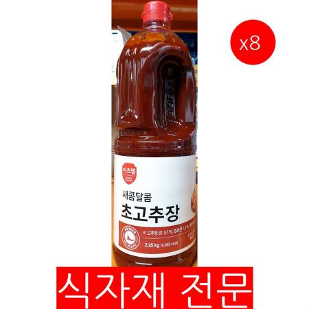 초고추장(이츠웰 2.25K)X8 초장 양념장 비빔장 회소스 회덮밥재료 업소용 대용량 식자재 식당