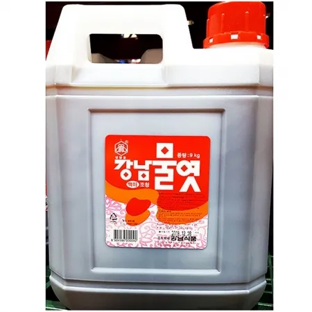 황물엿(강남 9K) 1개 식자재 업소용 대용량 대상 이츠웰 화미 황물엿 별표 강남