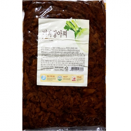 비타 무짱아찌절임 4K 1개 식자재 업소용 대용량 비타 무 예길 짱아찌 무짠지채 식자재 슈에츠 이미지