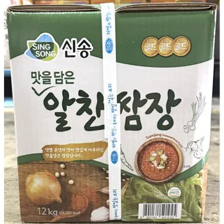 쌈장(신송식품 맛을담은 알찬 12K) 1개 식자재 업소용 대용량 제일제당 대상 신송식품 해찬들 순창 풀무원 참치듬뿍 사조산업 참고을 이미지