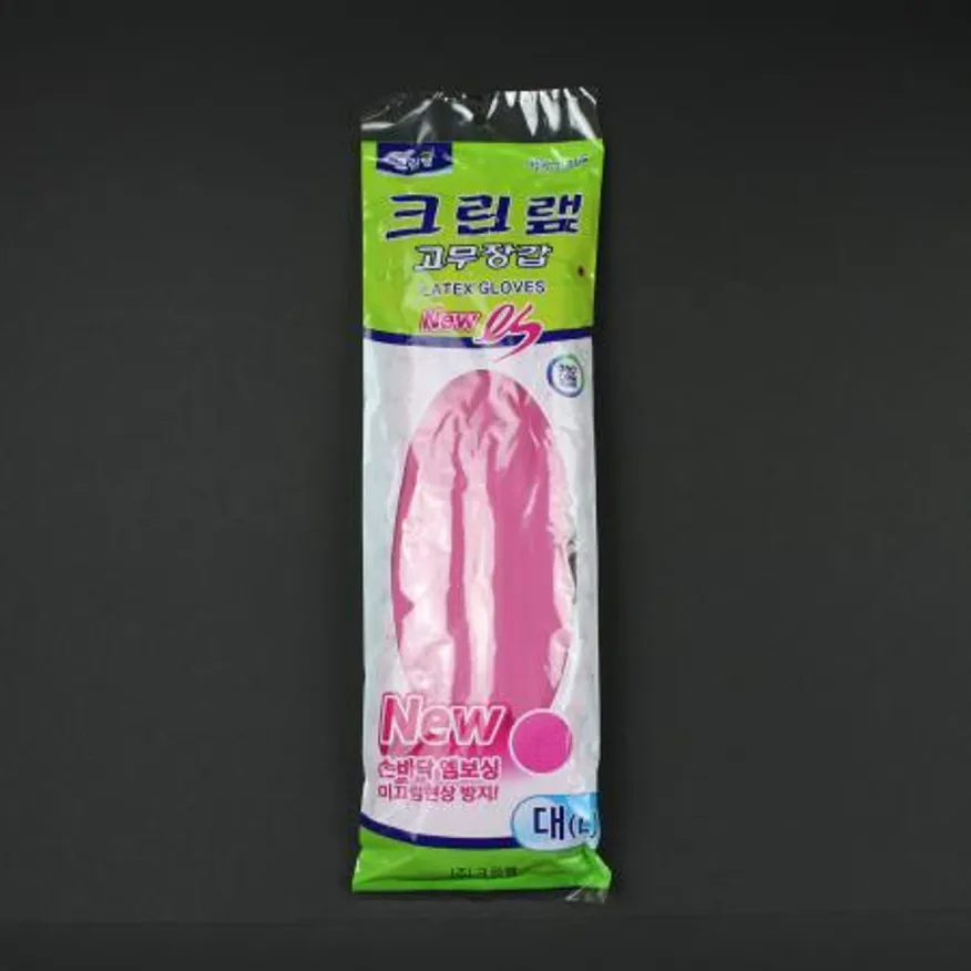 크린랩- 고무장갑 대 분홍 이미지
