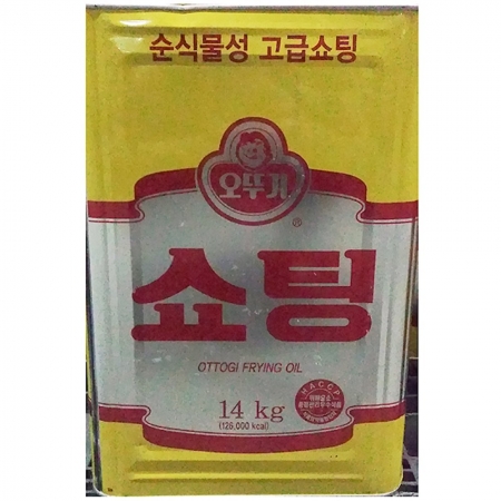 쇼트닝(오뚜기 14K) 업소용 식자재 대용량 쇼트닝유지 제과제빵유지 튀김용유지 빵재료 제과재료 베이킹재료 식당