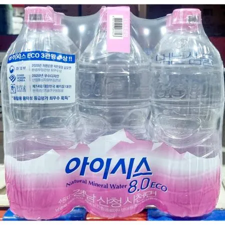 생수(아이시스 1L 6개) 업소용물 식당용음료 카페용 사무실용 단체행사 미네랄워터 1l생수 먹는샘물