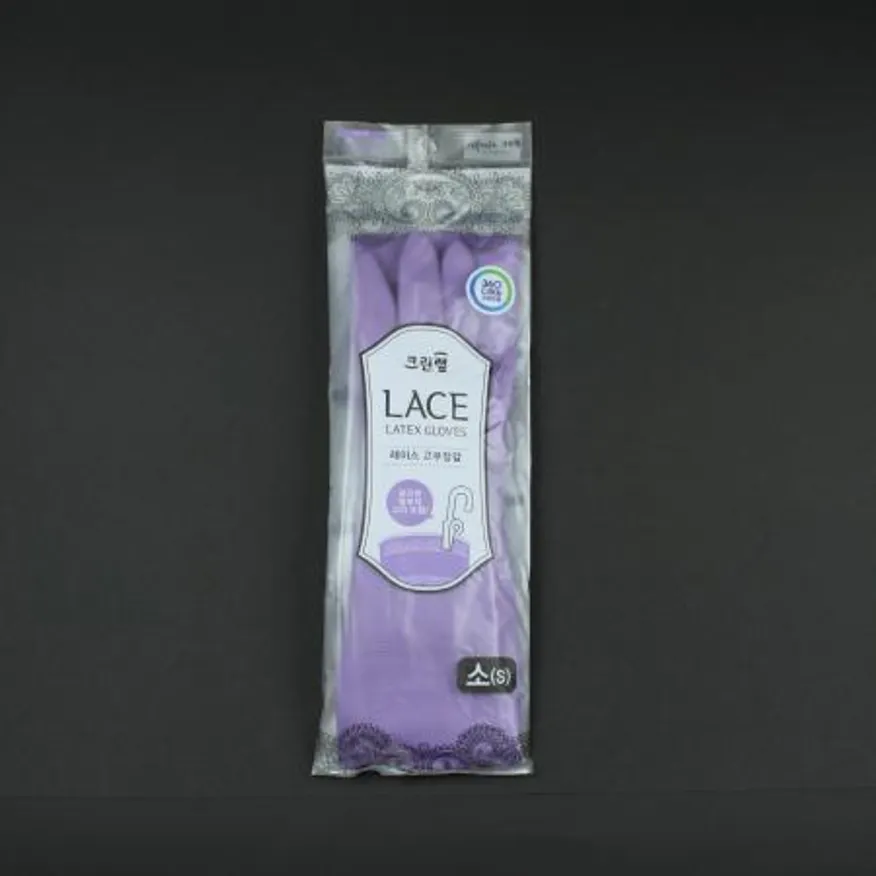 크린랩- 레이스고무장갑 바이올렛 소 이미지