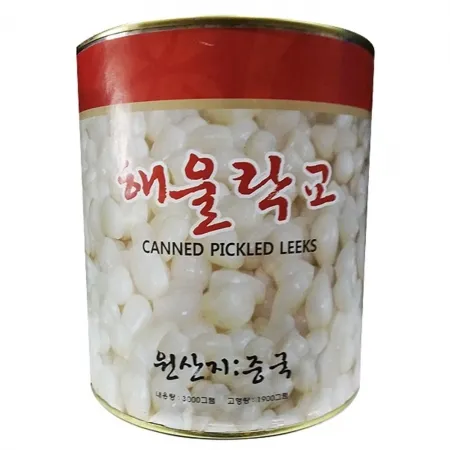 락교(삼도 3.1K) 락교절임 절임채소 피클 업소용 식자재 대용량 일식재료 초밥재료 식당재료