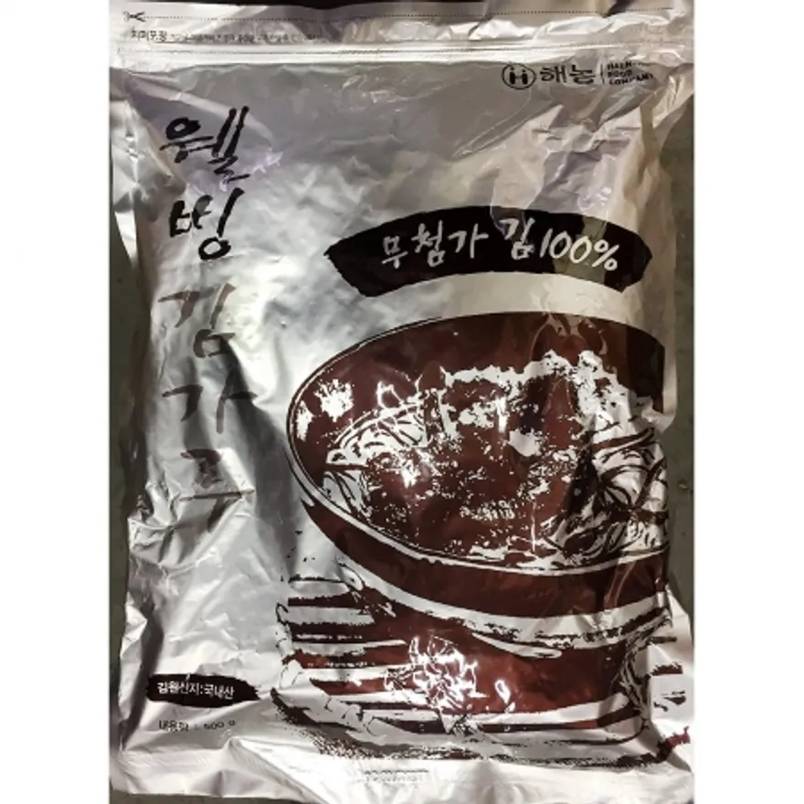 해농 무염 김가루 500g X4 식자재 대량구매 요리재료 무염김가루 해농김가루 김고명 주먹밥재료 식당 분식점 이미지