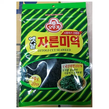 자른미역(오뚜기 50g)X30 건미역 미역 미역국재료 식자재 업소용 대용량 식당재료 급식용