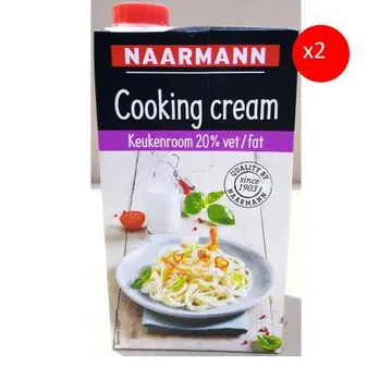 쿠킹크림(나르만 유지방20프로 1L 1k) 2개 식자재 업소용 대용량 크림치즈 피자재료 선인 나르만 페이장브레통 필라델피아