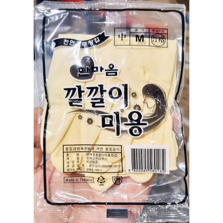 미용고무장갑 (한마음 M ) X100