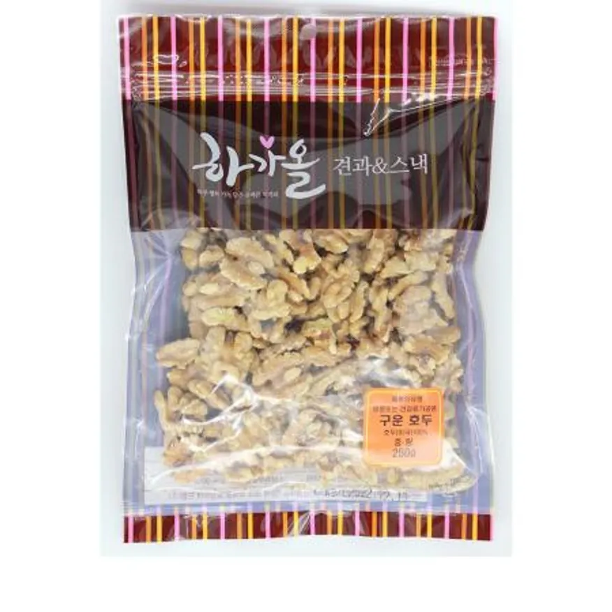(하가올소)구운호두(250g) 견과류 업소용 식자재 대용량 마른안주 간식 식자재마트 베이킹재료 호두 이미지