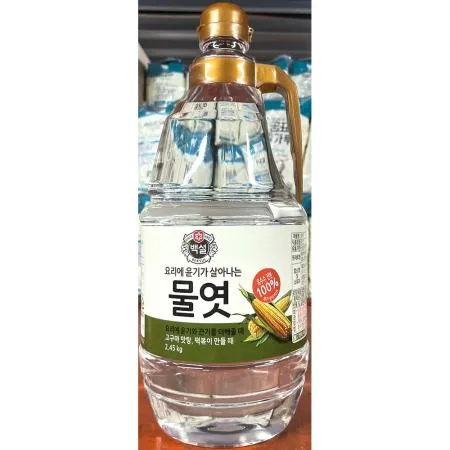 백설 맥아물엿 2.45k 1개 식자재 업소용 대용량 별표 백 프레시원 백설 식당 맥아물엿 요리 업소용 주방용품 이미지