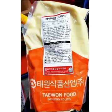 태원 파인애플 드레싱 2K 1개 식자재 업소용 대용량 폰타나 풀무원 오뚜기 동방푸드마스타 소스 아워홈 몬 백설 제일제당