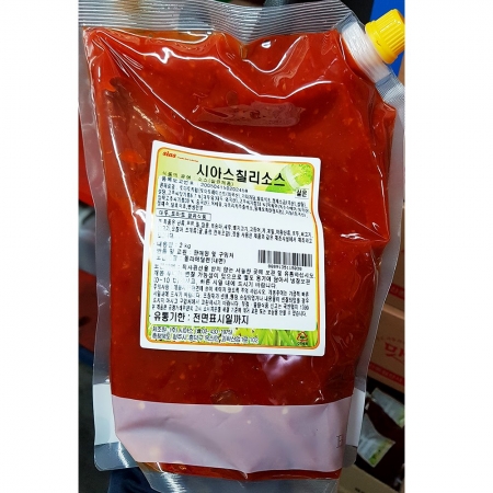시아스 블랙스테이크용 칠리소스 2Kg 6개 식자재 업소용 대용량 프레시지 블랙라벨 크림 폰타나 돈카츠 이미지