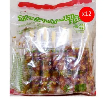 닭꼬치(깐깐 영해식품 20g x40) 12개 식자재 업소용 대용량 닭꼬치 은행 닭 닭꼬치구이 영해식품 화영 청우 닭날개