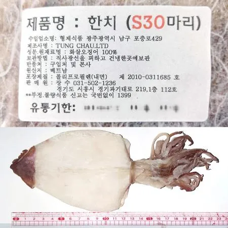 한치(S 30마리) 이미지