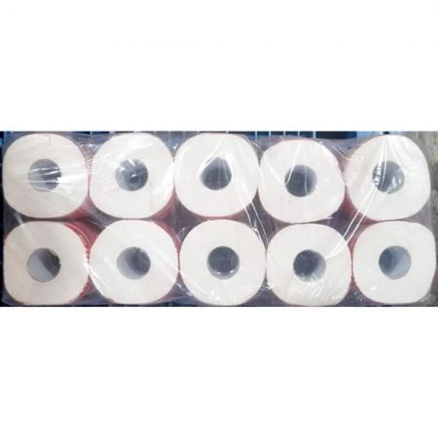 화장지(해피 유진 40Mx10롤) 휴지 롤휴지 두루마리휴지 화장실휴지 업소용 대용량 유진화장지 식당화장지 사무실화장지 이미지