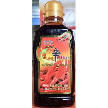 캡사이신소스(청우 550g) 캡사이신 매운맛소스 핫소스 업소용 식자재 매운양념 불닭소스 요식업