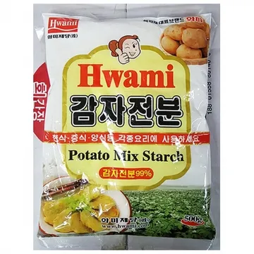 감자전분(화미 500g) 1개 식자재 업소용 대용량 맥선 감자전분 오토 뚜레반 성진 한식품 오뚜기