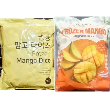 망고(대정 다이스 1k) 5개 식자재 업소용 대용량 망고 냉동 렌시푸드 냉동망고슬 냉동과일 감자튀김 이미지